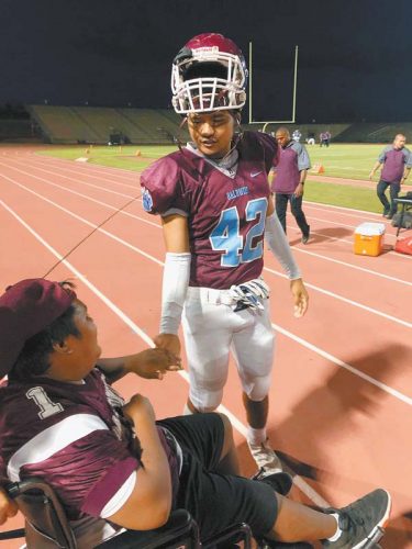 Baldwin Bears football team reaches out to Best Buddies